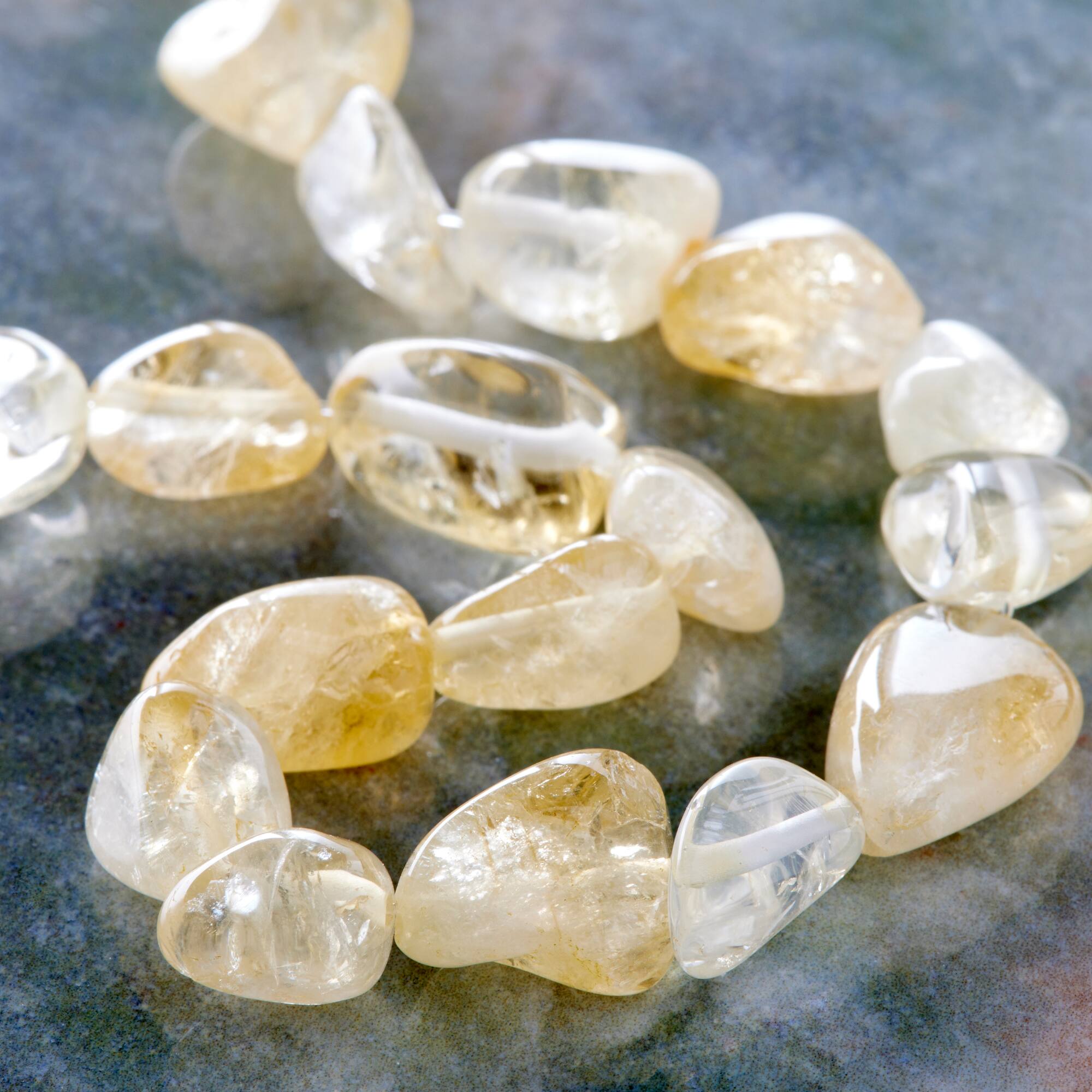 Citrine Chunk Beads by Bead Landing™